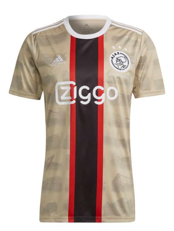 Ajax Amsterdam Trikot UCL 2022/2023 Kids Beige Weiss